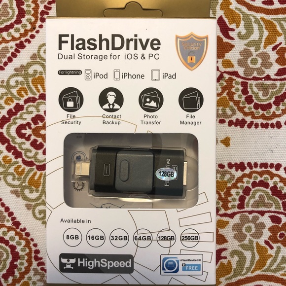 Flash USB Drive for iPhone, iPad & Android 128 GB - Picture 1 of 1